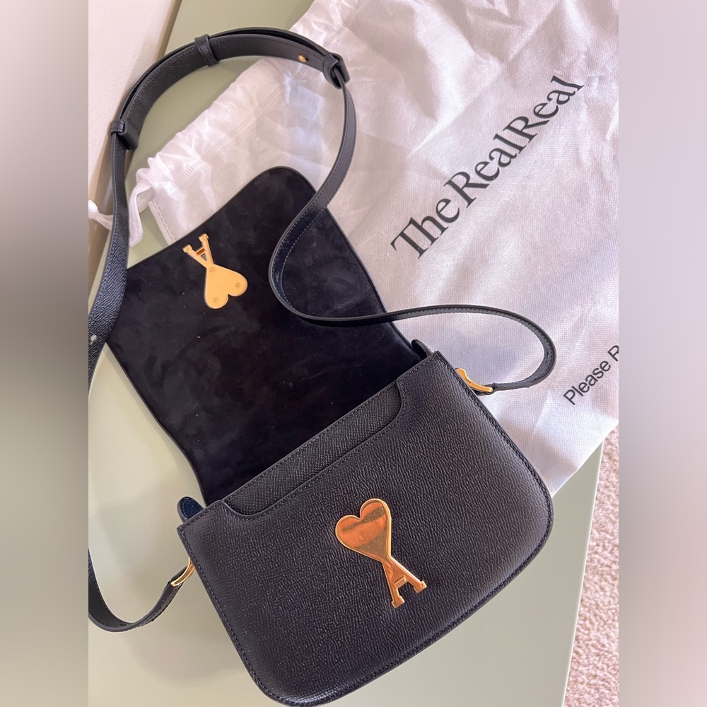 Ami Paris Black Bag Alexandre Mattiussi Mini bag - Picture 4 of 15